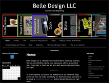 Tablet Screenshot of belle-design.com